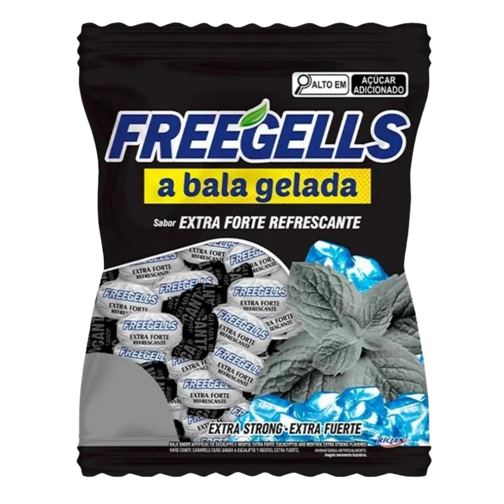 BALA FREEGELLS REFRESCANTE EXTRA FORTE 475G