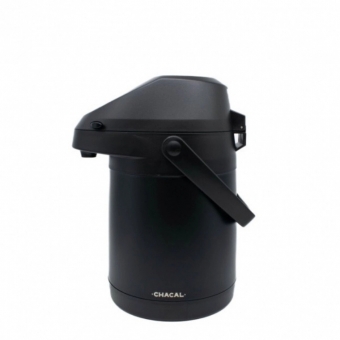 GARRAFA TERMICA INOX PRETA 2,5L